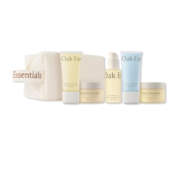 NIB Oak Essentials Travel Body Routine Set - Picture 1 of 4